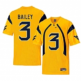 West Virginia Mountaineers 3 Stedman Bailey Gold College Football Jersey Dzhi,baseball caps,new era cap wholesale,wholesale hats
